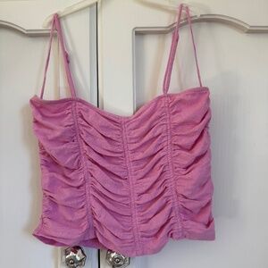 Free People spaghetti strap crop tank